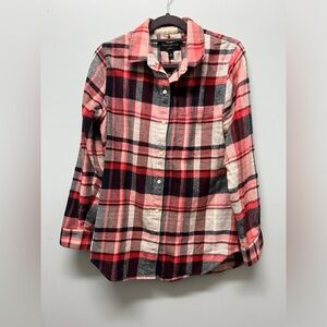 EUC Banana Republic boyfriend fit flannel